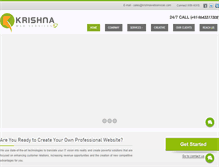 Tablet Screenshot of krishnawebservices.com